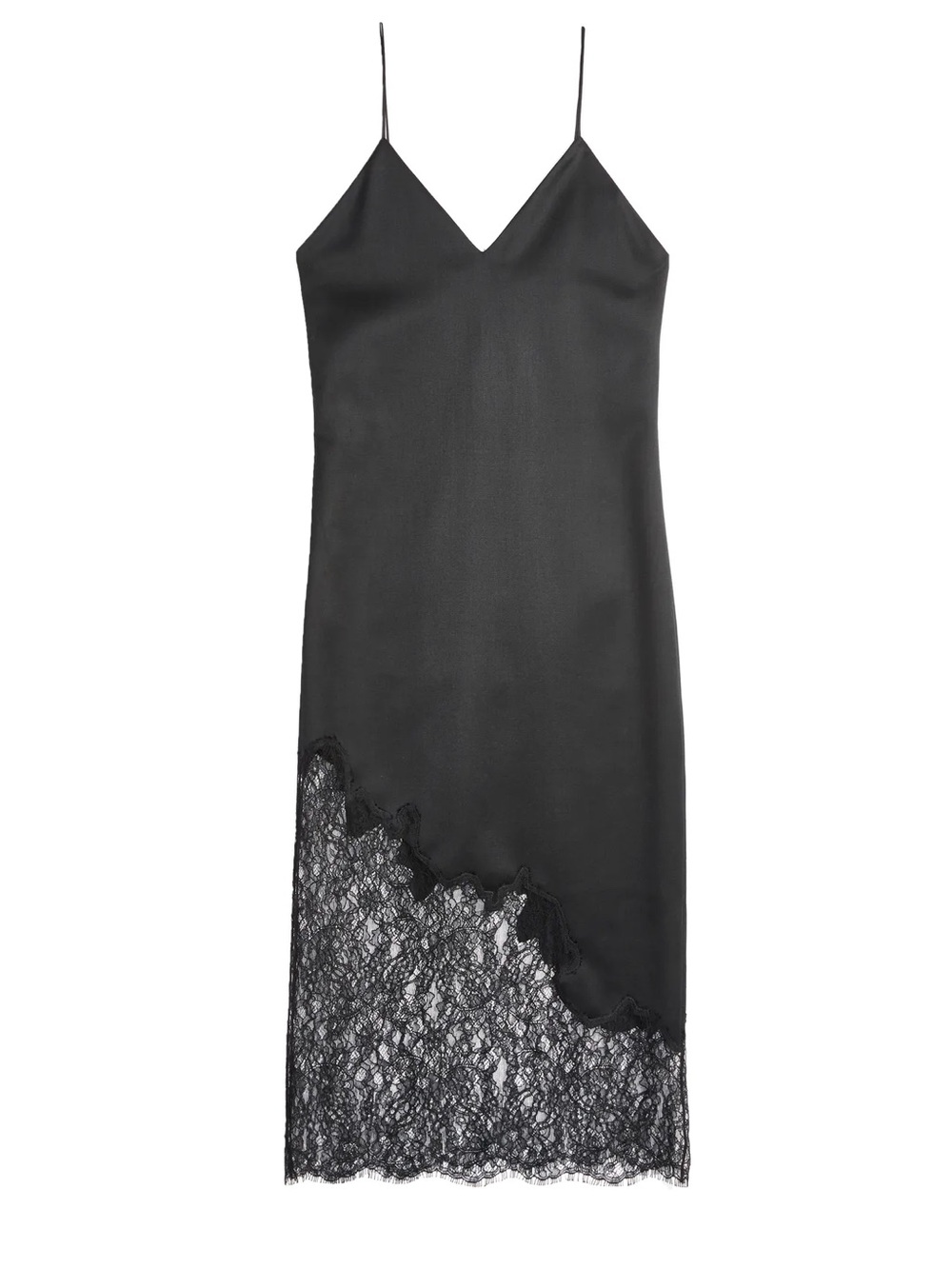ALICE AND OLIVIA Evalee Side Slit Midi Slip Dress, Size 8 - Picture 3 of 10